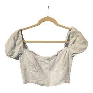Wilfred Aritizia Wander Linen Top Size S